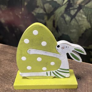 Zajačik s vajíčkom z dreva /2 varianty/ – Obrázok 3