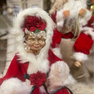 Mr and Mrs Santa sitting 76cm – Obrázok 3