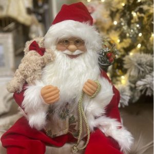 Mr and Mrs Santa sitting 76cm – Obrázok 4