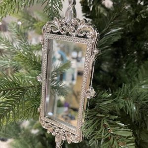 Závesné umelé zrkadlo 7x17cm