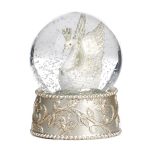 GLSS ROY.SWAN SNOW GLOBE TT CHAMP 6,5CM