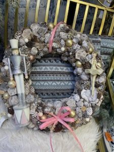 Vianočné vence na dvere Nutcracker