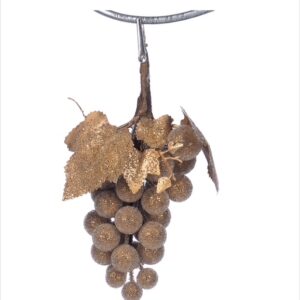 Glitrované hrozno 23cm /gold/