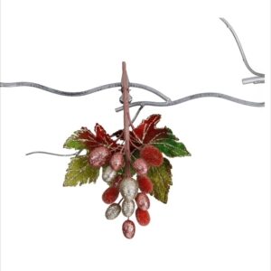 Glitrované hrozno 25cm /pink, green, burgundy/