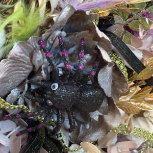 Jesenná dekorácia na dvere fialová- Halloween – Obrázok 3