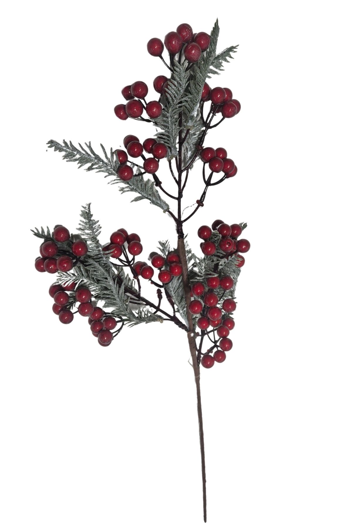 Červená bobuľová halúzka 68cm