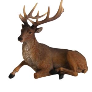 Hnedá dekoračná figúrka Jeleň 13cm – Obrázok 1