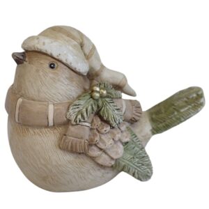 Natur vianočná figúrka Vtáčik 8cm