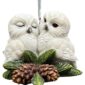 Natur vianočná ozdoba sovy 8cm