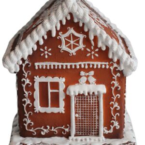 Svietiaci perníkový domček 14cm – Obrázok 1