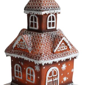 Svietiaci perníkový kostolík 24cm – Obrázok 1