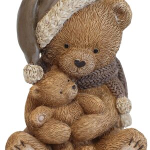Natur medvedík s macíkom 10cm
