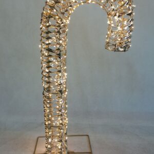 Svietiaca vianočná dekorácia Lízatko 74cm 300LED – Obrázok 1