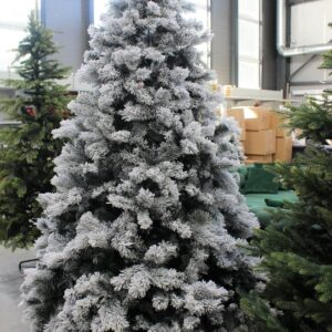 Biely umelý vianočný stromček 210 cm – Obrázok 1