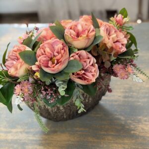 Celoročný aranžmán v loďke 43x30x28cm