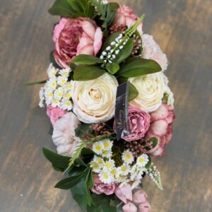 Celoročný aranžmán v loďke 52x34x24cm – Obrázok 4