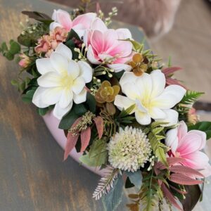 Celoročný aranžmán v loďke 55x45x26cm