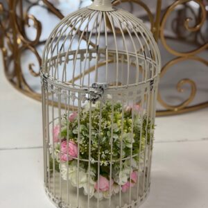 Biela klietka 23x23x42cm