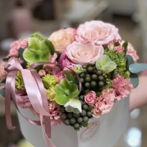 Kvetinový box srdiečkový