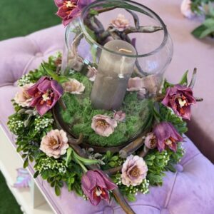 Veselý aranžmán so sklom 60x27x28cm – Obrázok 4