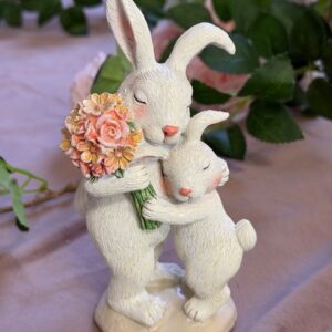 Zajačikovia Rosa and Lili 8.5×6.5×16 cm