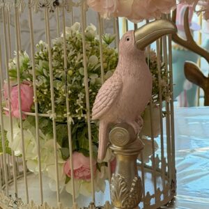 Ružový vták 24cm – Obrázok 1