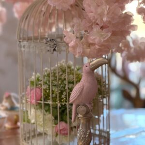 Ružový vták 24cm – Obrázok 2