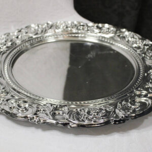 Klubový tanier strieborný