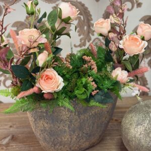 Romantický aranžmán s ružami