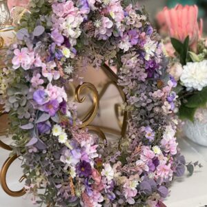 Fialový veniec na dvere – Obrázok 1