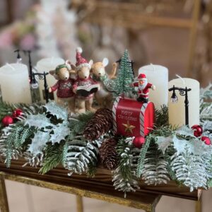 Adventný aranžmán s myškami – Obrázok 2