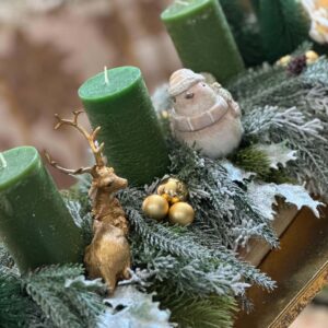 Adventný aranžmán lesný 3. – Obrázok 1