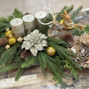 Adventný aranžmán lesný – Obrázok 2