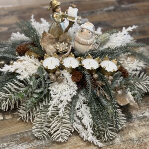 Adventný veniec s figúrkami – Obrázok 2