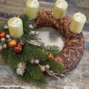 Adventný veniec medený – Obrázok 1